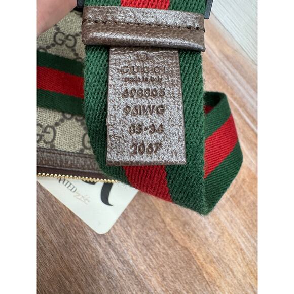 Gucci Ophidia Belt Bag with Heart & Rectangular Pouches NIB Sz 34 - Picture 3 of 3